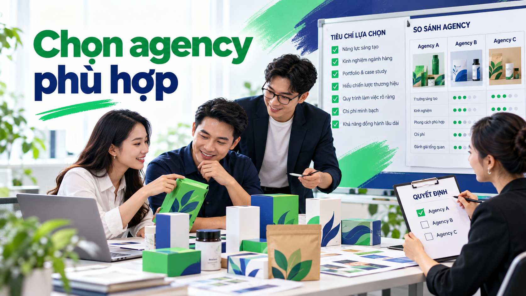 Cách chọn agency thiết kế bao bì phù hợp theo mục tiêu và ngân sách