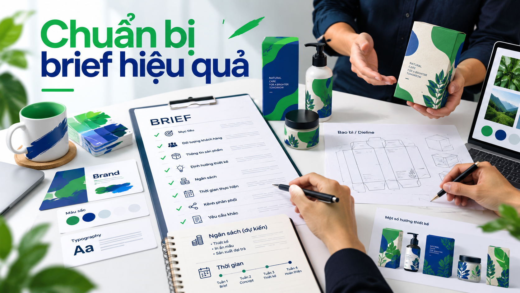 Checklist chuẩn bị brief hiệu quả trước khi làm việc với agency thiết kế bao bì