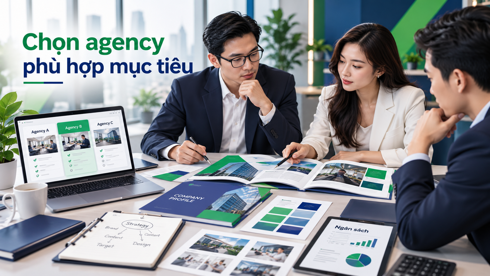 Cách chọn agency thiết kế profile phù hợp theo mục tiêu và ngân sách